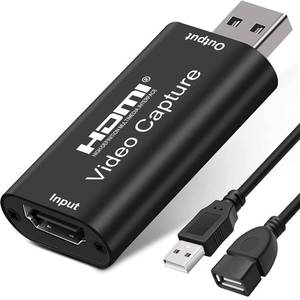 lot 18357 image: AMZHRLY 4K HDMI to USB 2.0 Video Capture Card 1080P Cam Link Card Game Capture Card Adapter Screen Record Capture Device for Streaming, Gaming, Video Conference, Teaching, Live Broadcasting