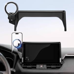 lot 18364 image: pop-tech Magnetic Car Mount for Toyota RAV4 2019 2020 2021 2022 2023 2024 2025  for MagSafe Strong Magnets RAV 4 Cell Phone Holder 78-Inch Touch Screen Cradles for iPhone Samsung