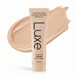 lot 18374 image: Luxe Color Changing Foundation for Women �� Instantly Adapts to Your Skin Tone �� Buildable Light-to-Medium Coverage �� 12-Hour Wear �� Natural Dewy Finish - Light