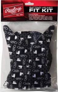 lot 18390 image: Rawlings CFXFK Coolflo Fit Kit for Batting Helmets , Black