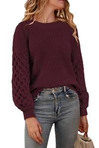 lot 18396 image: Plus Size Fall Fashion Deals Boho Tops for Women Trendy Country Concert Outfits T Shirt Wine Red Medium