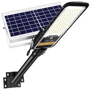 lot 19882 image: RuoKid Solar Street Lights Outdoor Lamp, 16000lm IP67 Waterproof Light with Anti Broken Remote Control Mounting Bracket, Dusk to Dawn Security Led Flood Light for Yard, Garden, etc.