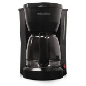 lot 19889 image: BLACKDECKER 5-Cup Coffeemaker, DCM600B Black