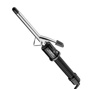 lot 19896 image: Conair Instant Heat � Inch Curling Iron, �-Inch Barrel Hair Curler Produces Tight Curls, 25 Heat Settings, Dual Voltage, For Use on All Hair Lengths, Black