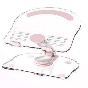 lot 20442 image: XIYIASUN 360 Degree Rotating Mobile Tablet Stand, Adjustable Tablet Holder-Adjustable Foldable Desktop Table Holder Base,Multi-Angle, Non-Slip Silicone Base,Portable iPad Stand for Desk
