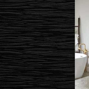 lot 20452 image: rabbitgoo Blackout Window Film, Sun Light Blocking Window Black Out Cover for UV Reduction, Removable Tint Room Darken Heat Control Frosted Glass Sticker for Home, Black, 17.5 x 78.7 Inches