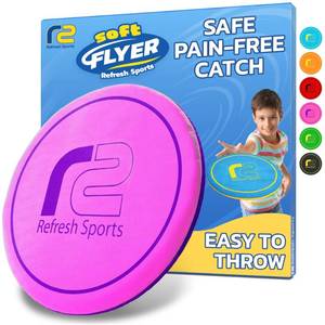 lot 20457 image: Soft Flying Disc for Kids - Best Girl Toys Age 4 & Up - Engaging Toy for 7 Year Old Girl Birthday Gifts - Easter Stuffers for Girls All Ages - Fun Sports Toy & Party Favors & Outdoor Toys Age 6-8