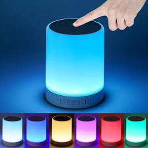 lot 2443 image: Touch Lantern Portable Wireless Color Changing Speaker