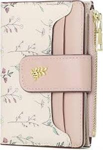 lot 18361 image: Floral Pattern Leather Wallet with Card Slots