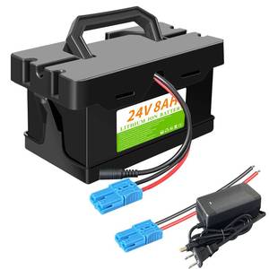 lot 3624 image: Upgraded 24V 8Ah Lithium Battery for Dynacraft Realtree Power Wheels UTVs 24V Ride-On Toys & Cars, Lighter and Longer Lasting, Built in 30A BMS, 2A Fast Charger and Connector