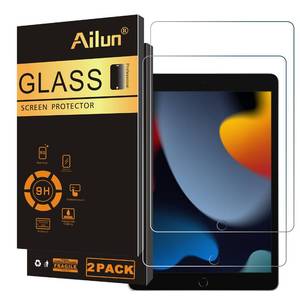 lot 4054 image: Ailun Screen Protector for iPad 9th 8th 7th Generation (10.2 Inch, iPad 987, 2021&2020&2019) Tempered GlassApple Pencil Compatible 2 Pack