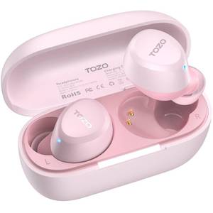 lot 4055 image: TOZO A1 Wireless Earbuds Bluetooth 5.3 Light Weight in Ear IPX5 Waterproof Headphones 2 Mic for AI Calls, Immersive Premium Sound Bass Headset with Charging Case, 32 Presets EQ Customization via App