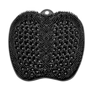 lot 4097 image: BESKAR Larger Shower Foot Scrubber Mat with Non-Slip Suction Cups- Cleans, Smooths, Exfoliates & Massages your Feet Without Bending, Improve Foot Circulation & Soothes Tired Feet- Black