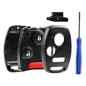 lot 4098 image: Remote Key Fob Shell and Gut Case Repair Replacement Set 3-Button for 2005-2017 Honda Accord Civic CR-V CR-Z Fit Insight Odyssey Pilot Ridgeline (OUCG8D-380H-A, CWTWB1U545, MLBHLIK-1T, N5F-S0084A)