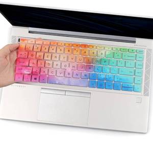 lot 4230 image: Keyboard Cover for 2022 2021 New HP EliteBook 840 G7 G8 14 Inch Notebook, HP EliteBook 845 G7 G8 14 Inch Notebook PC Model Laptop US Keyboard Cover-Colorful