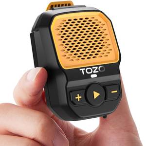 TOZO PM1 AI Smart Speaker with AI Assistants, Wearable Speaker for Hands-Free, 20 Hour Playtime Clip-On Wireless Portable Bluetooth Speaker Built-in Mic, Mini Gifts for Working, Sports