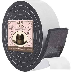 lot 4247 image: Atzi Hats Hat Tape Roll 60 (5 Feet) Foam Hat Size Reducer for Loose Hats Cap Sizing Insert Strip for Fedora, Baseball, Cowboy, Western, Panama & Straw Hats Sweatband Filler for Better Hat Fit Comfort