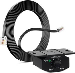 lot 4259 image: Universal Bass Control Knob, 3.5m11.48ft Bass Volume Knob with Extension Cable for Car Amplifier