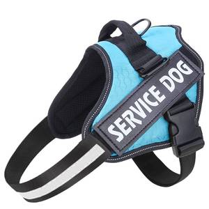 lot 4260 image: MUMUPET Service Dog Harness with 3M Reflective Safety, Easy Adjust & No-Pull Design - Breathable Nylon Handle for SmallMediumLarge Dogs