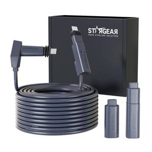 lot 5727 image: Starlink Cable Gen 2 32.8FT, Replacement Extension Cable Waterproof Accessories for Starlink Actuated Gen2, Starlinks Ethernet Cables Cord Power Supply Cables with End Caps