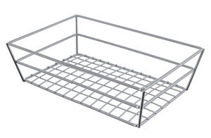 lot 6156 image: American Metalcraft - RMB59C SSRT962 Baskets, 9 Length x 6 Width, Silver