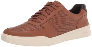lot 6171 image: Cole HAAN Mens Grand Crosscourt Modern Perforated Sneaker, British TAN LeatherIvory, 10-W US