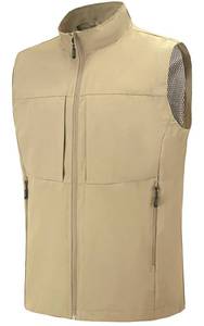 lot 6183 image: EIGIOO Mens Lightweight Vest Outerwear with Multi Pockets Windproof Sleeveless Jacket for Travel Outdoor Golf size M