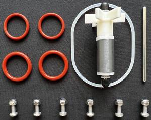 lot 6223 image: P4071 58113 Hot Tub Water Pump E02 Repair Kit for Coleman SaluSpa Lay-Z-Spa (wImpeller & Shafts)