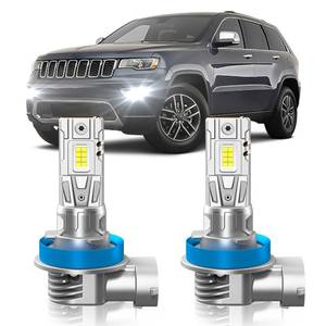 lot 6226 image: ZSTOPCL Fit for Jeep Grand Cherokee 2014-2021 Fog Light Bulbs or DRL, 6000K Cool White 700% Brightness, Real 11 Size Plug and Play, Pack of 2