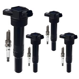 lot 6232 image: UF651 Ignition Coils & 9723 Iridium Spark Plugs Compatible with Hyundai Elantra 2011-2016, GT 2013-2020,Tucson 2014-2020,for Kia Forte 2014-2016,Forte5 2014-2018,5C1861 C1804 GN10633 9686 50146