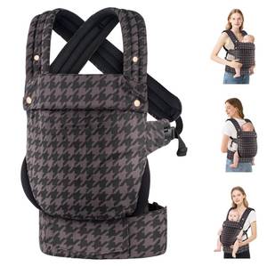 lot 6276 image: Baby Carrier Newborn to Toddler- Ergonomic,Cozy and Lightweight Infant Carrier for 7-40lbs,3 Carry Positions Newborn Carrier,Gray