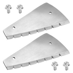 lot 6281 image: YXYYXY 10 Inch Stainless Steel Ice Auger Replacement Blades, Compatible with Strike Master Lazer Power Ice Augers for Smooth, Precise Cutting (2 Blades)