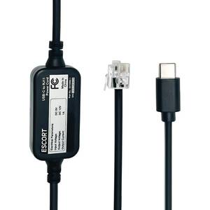 lot 6287 image: Escort USB-C to RJ11 Power Cord Radar Detectors Including MAX 360, MAX 360c, IX, IXc, 9500 IX, MAX II, MAX 3, MAX 4, MAX 360c MKII, MAX 360 MKII, MAXcam 360c, Redline 360c & Additional Models