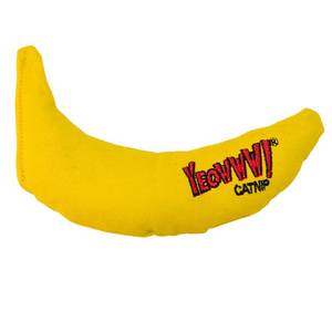lot 6295 image: Yeowww Catnip Toy, Yellow Banana