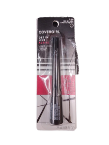 lot 6323 image: Covergirl Get In Line Active Liquid Eyeliner - Black 350 2 Pack