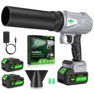 lot 6361 image: Leaf Blower Cordless with Battery and Charger,1000,000 RPM, 395CFM 1000G Power, Lightweight Handheld Design, Extended Nozzle,Blower for Patio Cleaning,Car Blowing Water, Blowing Leaves and Dust blower works but is missing fan