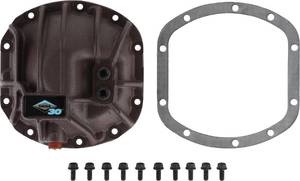 lot 11573 image: Spicer 10332155 Nodular Iron Front Dana 30 Differential Cover - Primed (Missing A Piece)
