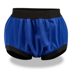 lot 12119 image: Adult Plastic Diaper Covers Waterproof, Leakproof Rubber Incontinence Pants Washable, High Waist Women Underwear Overnight (Blue, Medium)