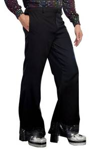 lot 12132 image: Dreamgirl Mens Disco Pant, Black, Medium