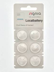 lot 12158 image: Connexx Click Sleeve for Signia Medium Vented for RIC and Silk Products