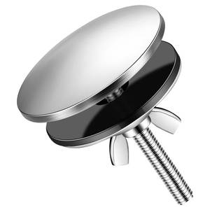 lot 12163 image: LEIFIDE 2 Inch Kitchen Sink Hole Cover Faucet Sink Hole Cap Stainless Steel Stopper Plug Plate Metal Blank for Bathroom Soap Dispenser Wash Basin(Brushed Stainless Steel)