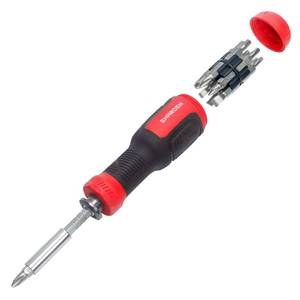 lot 12166 image: SHARDEN Multi Screwdriver 13-in-1 Screw Driver Adjustable Screwdriver Set Multitool All in One with Torx Security, Flat Head, Phillips, Hex, Square and 14 Nut Driver