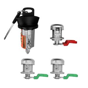 lot 12175 image: Door Lock Cylinders & Ignition Switch with Keys  Replacement for 2001-2007 Ford F150250350, Explorer & Lincoln Blackwood  Replace# LC6177  DL5885  322347  597638(No chip)