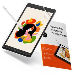 lot 12192 image: KCT 2 Pack Paperfeel Screen Protector Compatible with iPad 9th8th7th (10.2-Inch, 2021-2019), Matte PET Film, Anti Glare, Compatible with Apple Pencil