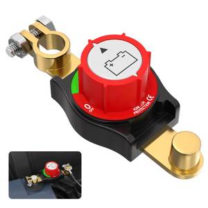 lot 12201 image: Joinfworld Top Post Battery Disconnect Switch 12V-48V Battery Kill Switch Negative OnOff Battery Switch for Cars, Vehicles, RVs and Boats