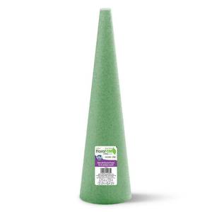 lot 12413 image: FloraCraft FloraF�M Cone 4.75 Inch x 17.9 Inch Green