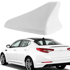 lot 12418 image: AMSPRAC Shark Fin Antenna Cover,Car Antenna Caps fit for Kia Optima 2014-2020,Sonata 2015 2016 2018 2019,Genesis Sedan G80 2015-2017,Genesis Coupe 2013-2015,Elantra Sedan 2011-2016,(Not Sport) White