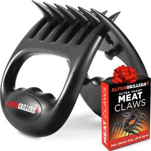 lot 12453 image: Alpha Grillers Meat Shredder Claws - Grilling Accessories Gifts for Men Dad Him Husband Boyfriend - BBQ Accessories Bear Claws Grill Puller for Cooking Shredding Barbecue Smoker Pulled Pork Chicken