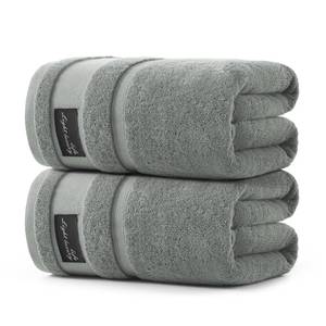 lot 15189 image: REDKISS Large Bath Towels Set 2 Piece, 100% Cotton, 31x63 in,Heavyweight 760GSM, Highly Absorbent & Quick Dry, Super Soft Luxury Bath Towel for Bathroom,Hotel Collection - Gray
