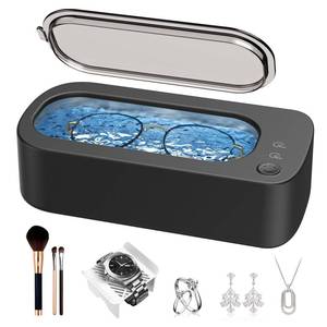lot 18419 image: OSLTWI Ultrasonic Jewelry Cleaner Machine 48KHz Ultra Sonic Cleaner for Jewelry,Eyeglass,Rings,Watch Band,Dentures,with Dual Cleaning Modes,350ML 304 Stainless Steel Tank,Gift for Wife,Mom,Daughter